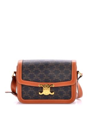 Medium Triomphe Shoulder Bag Triomphe Coated Canvas