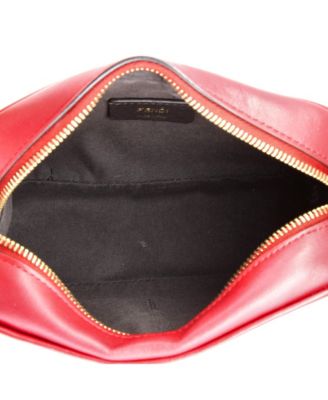 Small Camera Bag Zucca Embossed Leather