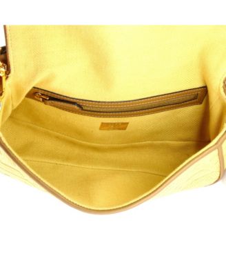 Medium Baguette NM Bag Zucca Embroidered Canvas