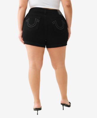 Plus Size Jennie Mid-Rise Curvy Rolled Shorts