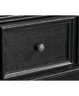 Spacious 7 Drawer Dresser Modern Cabinet with Wide Slides for Living Room Bedroom Organization