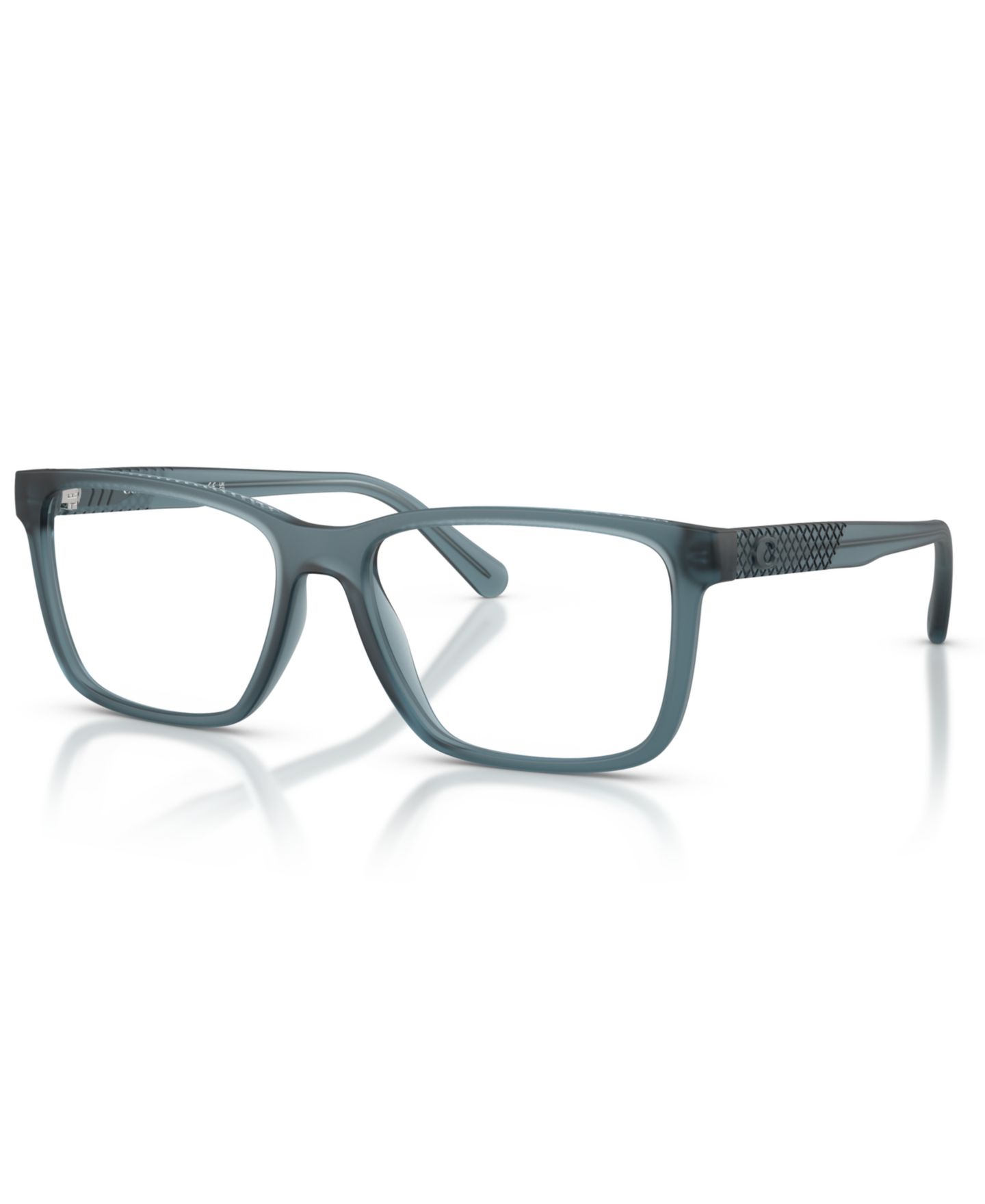 Мужские очки COACH Man Rectangle Plastic HC6278U Eyeglasses, цвет: Глубокий синий — фото 1