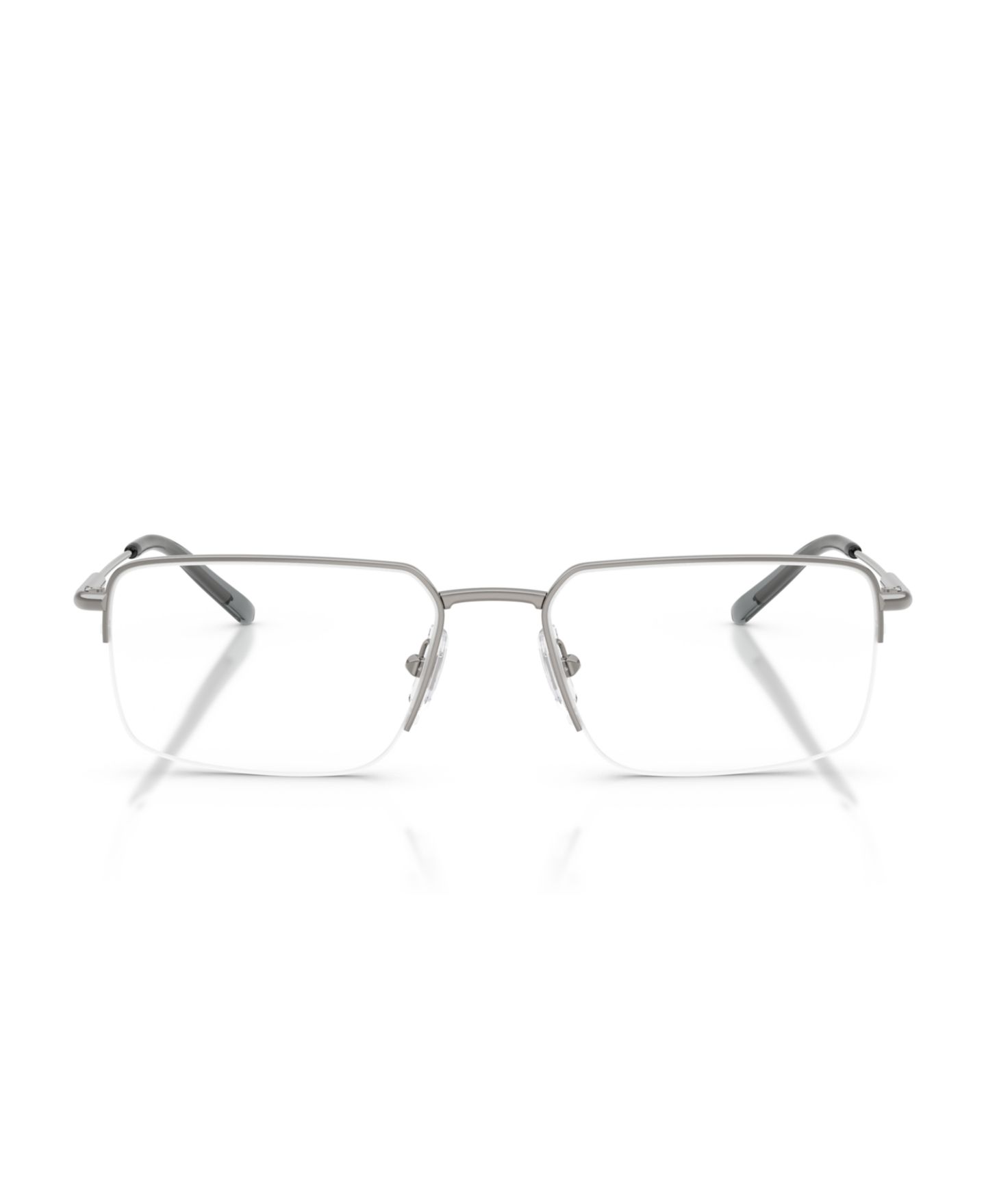 Мужские очки Arnette Man Rectangle Metal AN6152 Eyeglasses, цвет: Графитовый металлик — фото 6