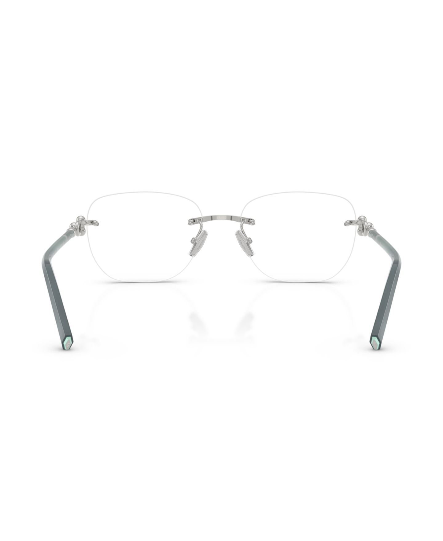 Очки Tiffany & Co. Unisex Square Metal TF1170D Eyeglasses, цвет: Серебряный — фото 2