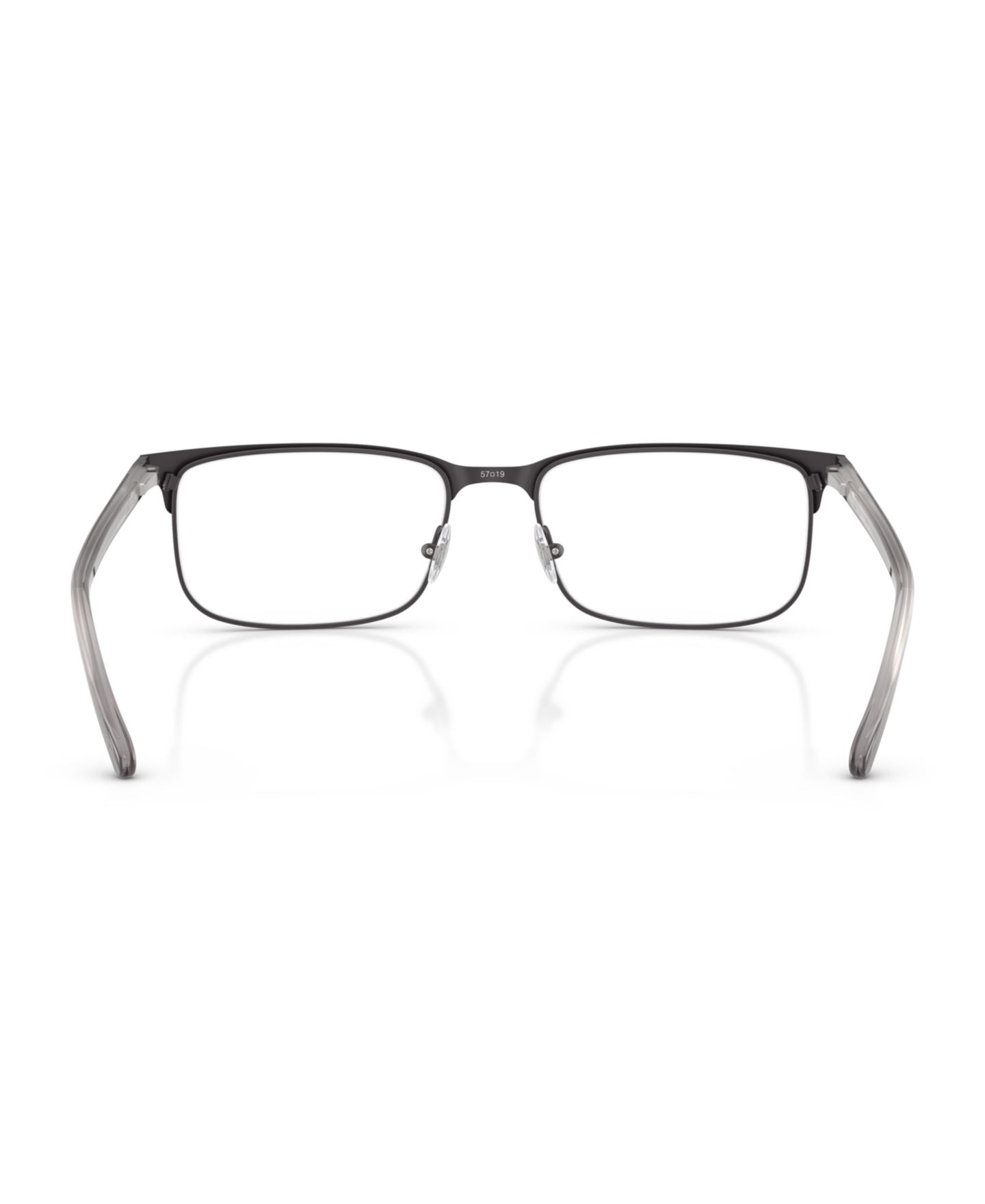 Мужские очки Brooks Brothers Man Rectangle Metal BB1124 Eyeglasses, цвет: Графитовый — фото 2