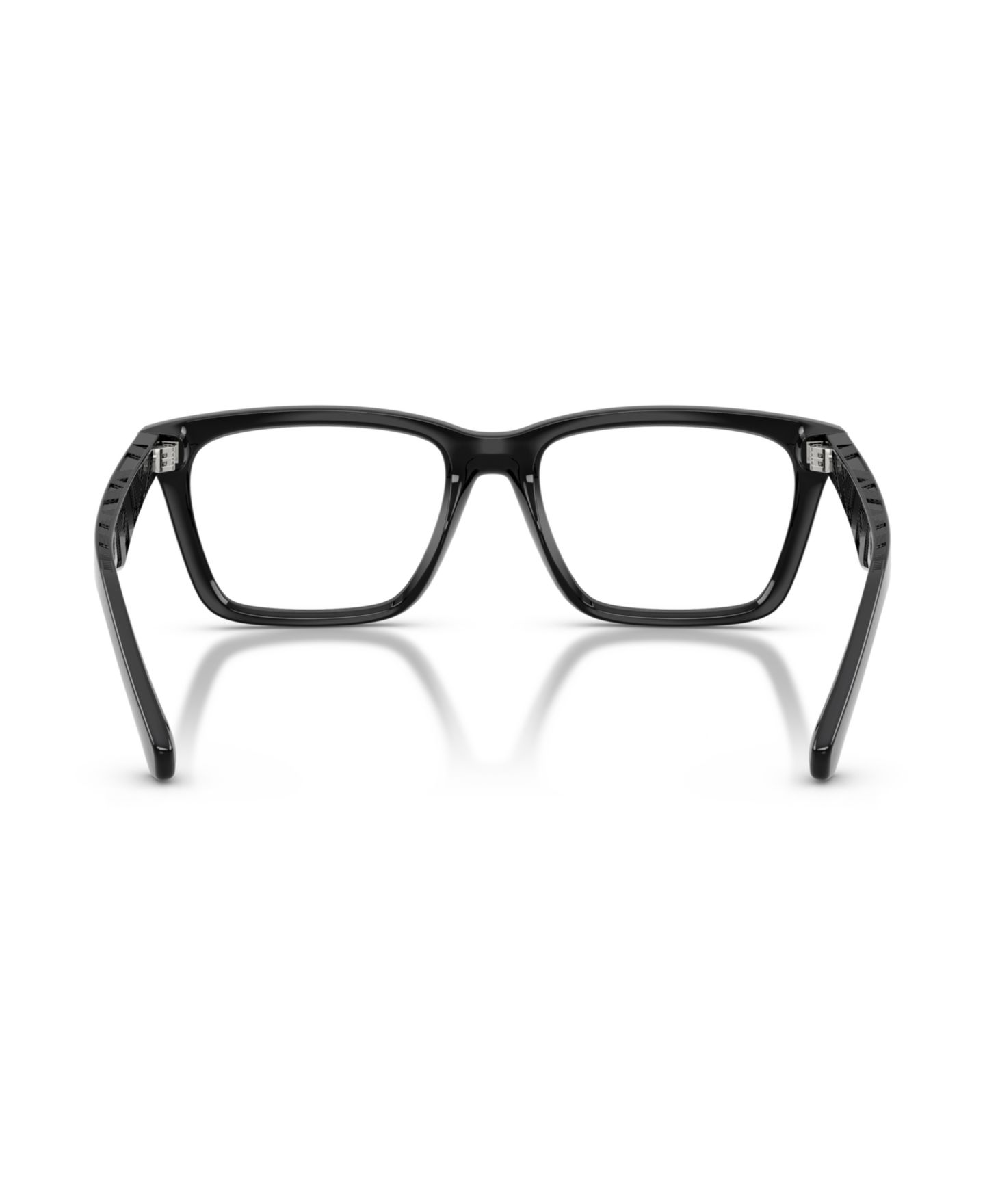 Мужские очки Burberry Man Rectangle Plastic BE2446U Eyeglasses, цвет: Чёрный — фото 2