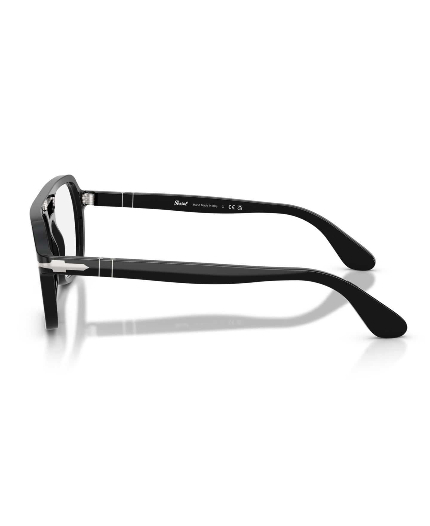 Очки Persol Unisex Square Plastic PO3394V Eyeglasses, цвет: Чёрный — фото 5