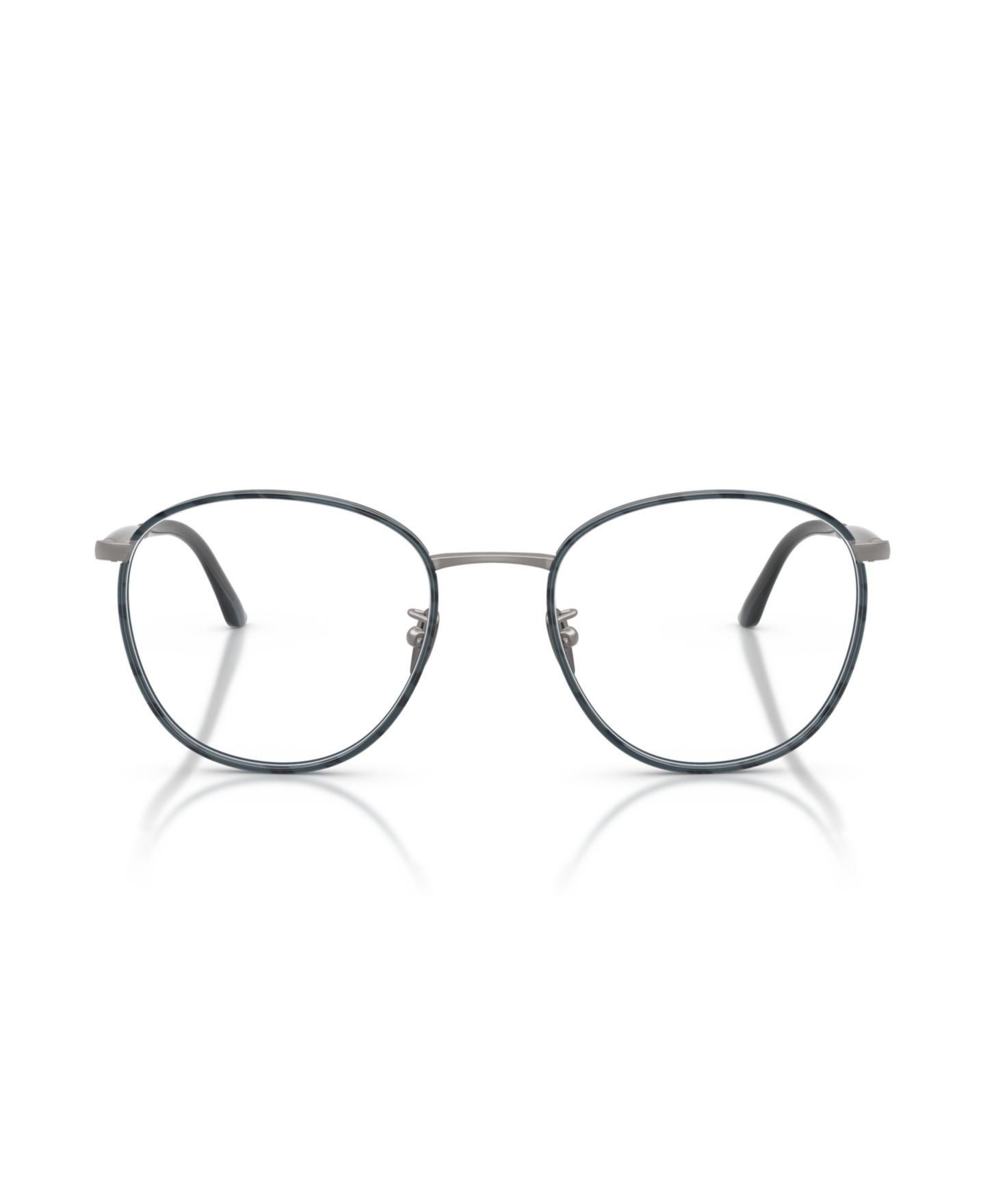 Мужские очки Giorgio Armani Man Panthos Metal AR5161J Eyeglasses, цвет: Графитовый — фото 4