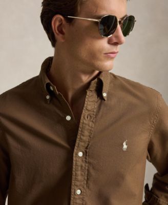 Men's Long-Sleeve Oxford Shirt