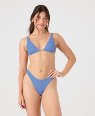 Juniors' Haliewa Built-Up Triangle Bikini Top