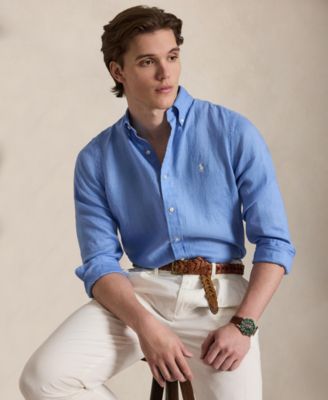 Men's Classic-Fit Linen Shirt	
