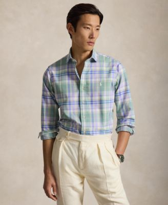 Men's Long-Sleeve Oxford Shirt