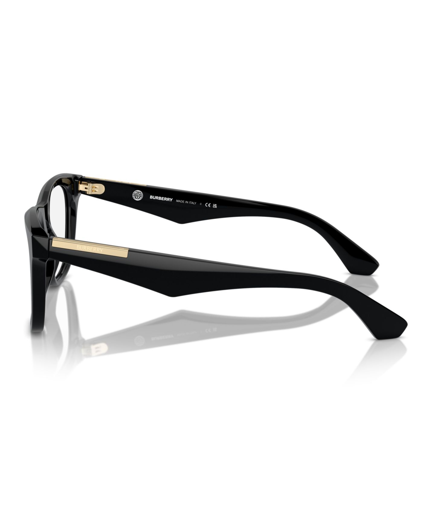 Мужские очки Burberry Man Square Plastic BE2409 Eyeglasses, цвет: Чёрный — фото 5