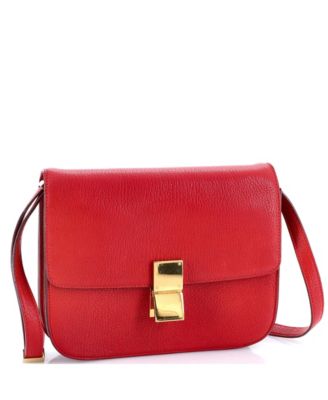 Medium Classic Box Bag Grainy Leather