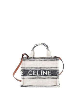 Small Cabas Thais Tote Striped Jacquard Textile