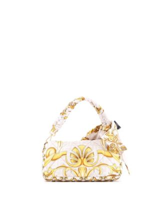 Medium x Versace Fendace Baguette NM Bag Quilted Printed Silk