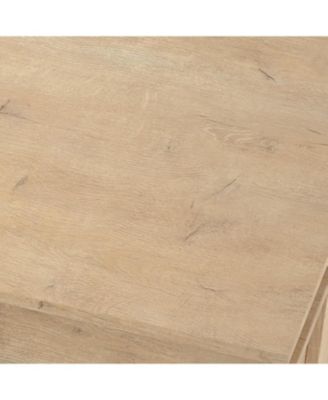 Light Wood Coffee Table with Drawer, 472" Center Table with Storage Shelf, Rustic Coffee Tables Long Living Room Furniture, Sturdy and Easy