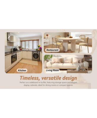 Rustic 4 Drawer Dresser Sturdy Construction for Bedroom Living Room Storage