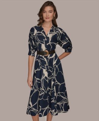 Women's Collared Shirt Dress