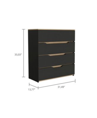 5 Drawer Modern Dresser Organizer Cabinet for Nursery Home Furniture with Spacious Drawers Easy Assembly Durable B