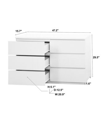 Extra Large 10 Drawer Dresser for Bedroom Living Room Maximum Storage