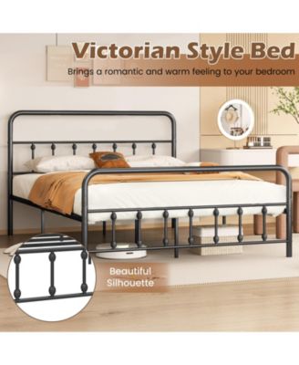 Bed Frame with Headboard and Under Bed Storage