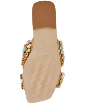 Women's Levity Embellished Flat Slide Sandals