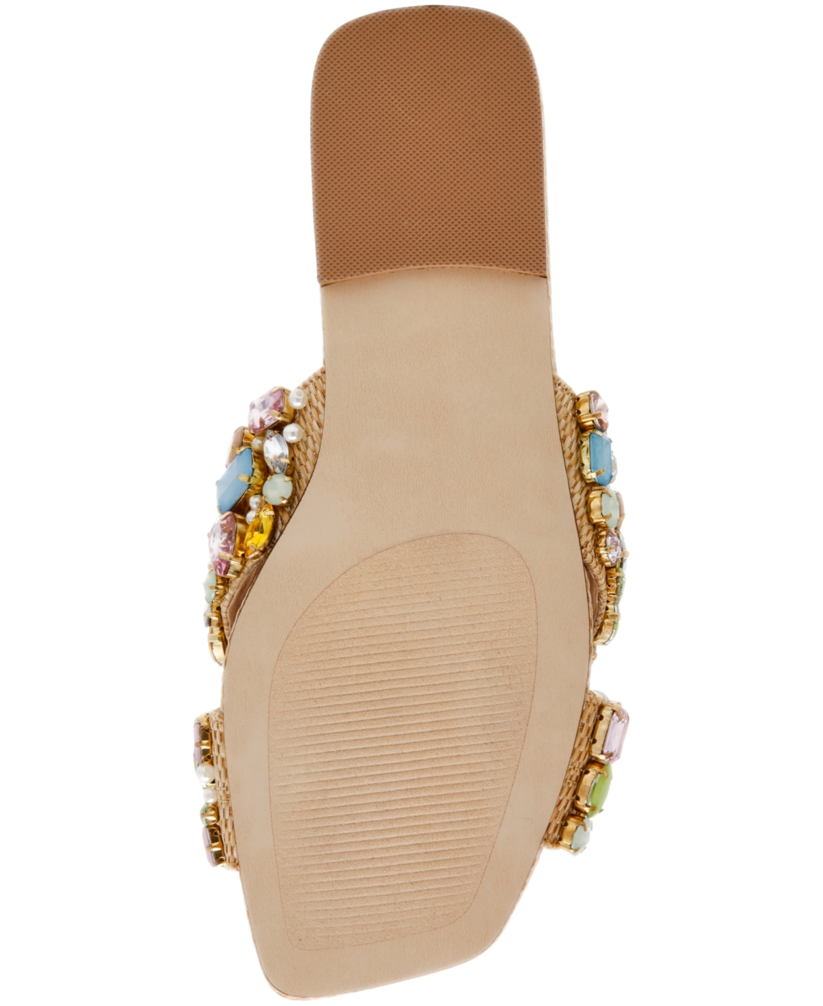 Steve Madden Women's Levity Embellished Flat Slide Sandals