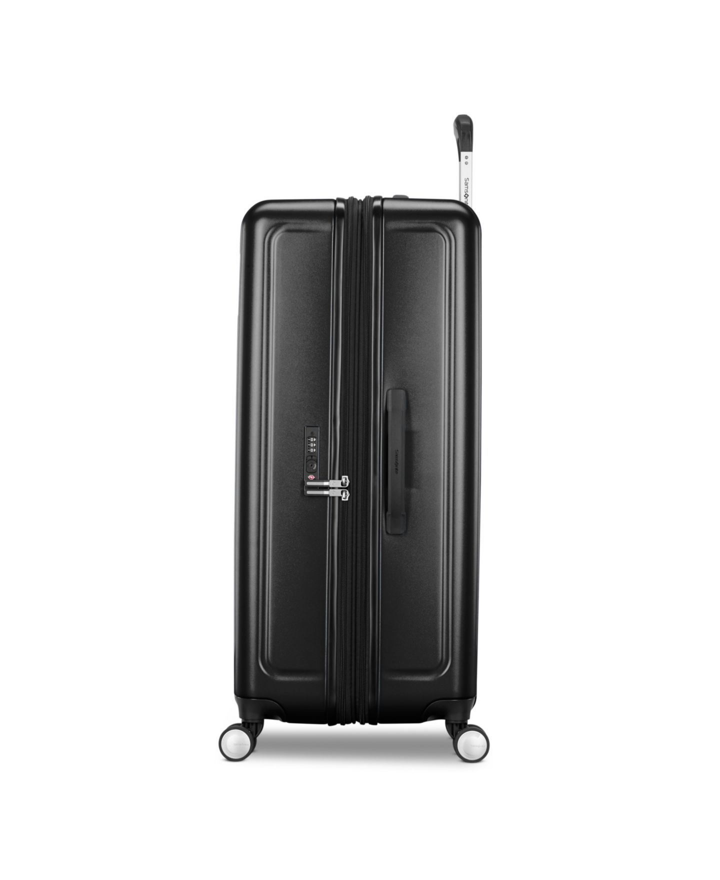Сумка Samsonite Opto 4 Large Spinner, цвет: Асфальтовый чёрный — фото 2