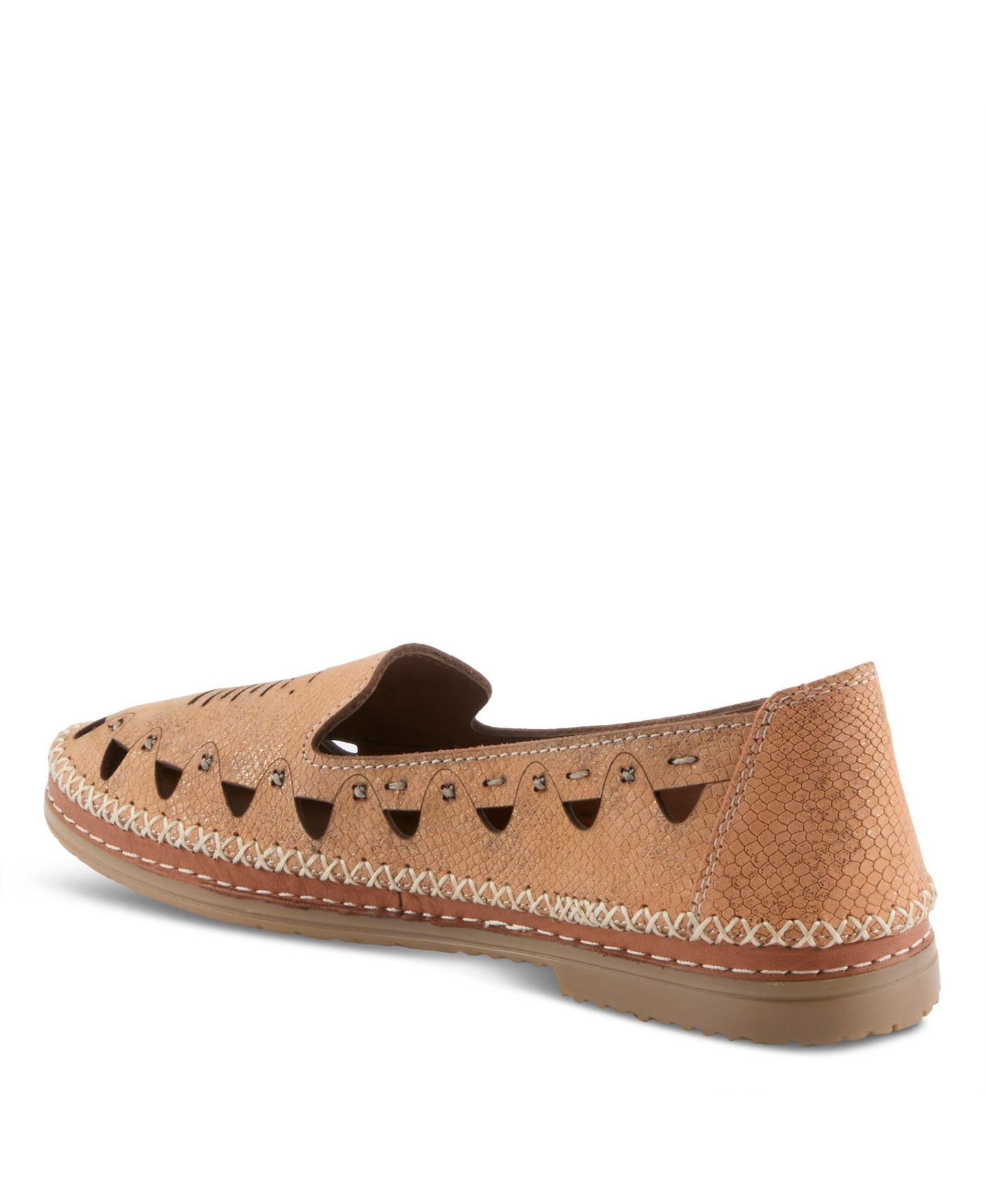 Женские балетки Spring Step Anoura Slip-On with Breathable Laser-Cut Detail, цвет: Персиковый — фото 7