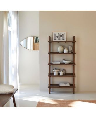 Arko bookcase in solid mango wood