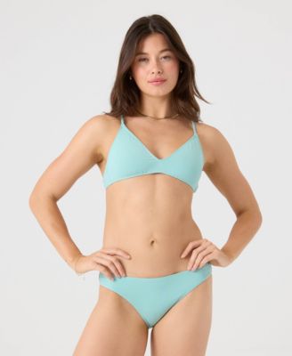 Juniors' Beach Classics Athletic Triangle Bikini Top
