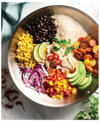 Signature Tri-Ply Clad Stainless Steel 12-Inch Large Frying Pan, Induction-Ready Skillet