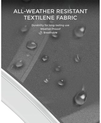 Outdoor Chaise Lounge Chairs Set of 2, Patio Chaise Pool Lounge Chair Backrest Tanning Chairs, Waterproof Recliner Chair for Outside Beach Yard