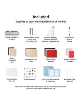 Explore 5 Crafting Bundle with EasyPress 9x9, Smart Vinyl, Smart Iron-On Sheets and Digital Design eBook