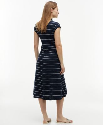 Blue Striped Dress - Macy's