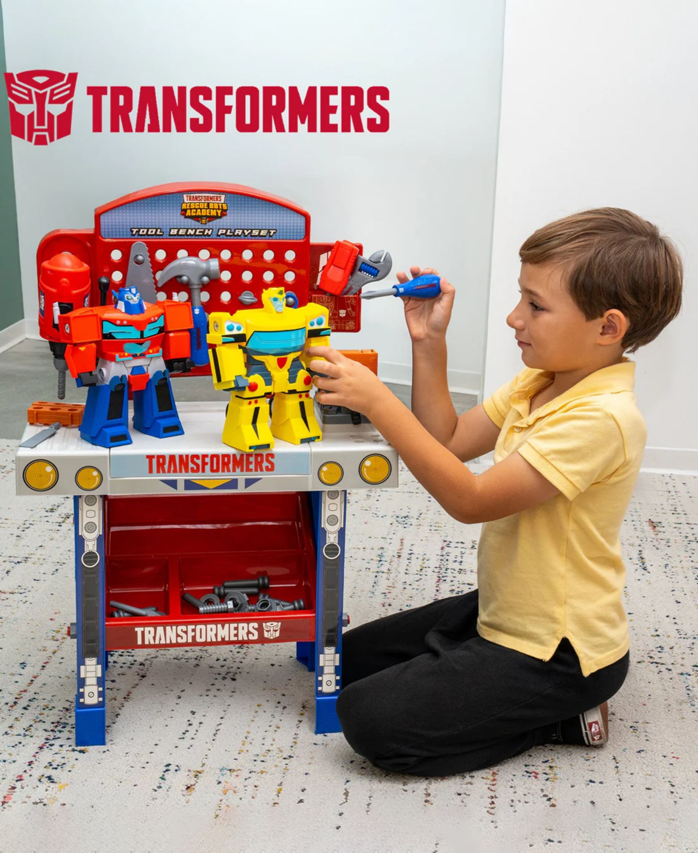 Детский игровой набор World Tech Toys Transformers Bench Playset — фото 2