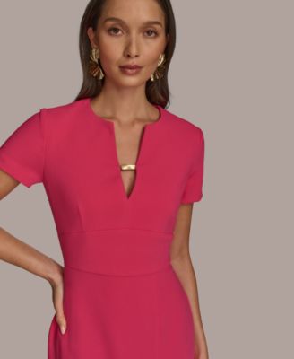 Women's V-Neck Sheath Dress