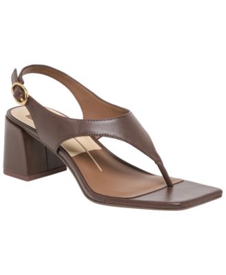 Women's Yves Square Toe Thong Dress Sandals