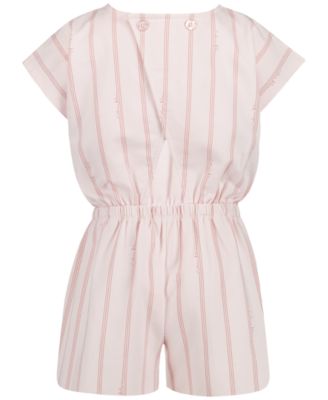Girls' 7-16 Short-Sleeve Romper