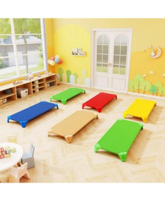 Portable Stackable Daycare Cots Sleeping Beds Set for Kids