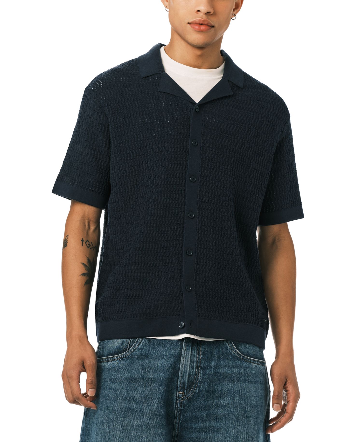 Men's Waldir Short-Sleeve Collared Shirt
