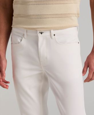 Men's Double-Weave Slim-Fit 5-Pocket Pants
