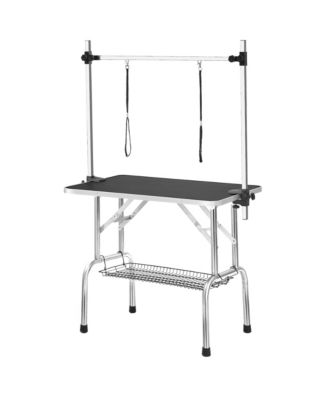  Professional Large Heavy Duty Pet Grooming Table with Arm, Noose and Mesh Tray