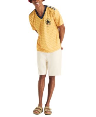 Men's Shadow Printed Soccer V-Neck Jersey