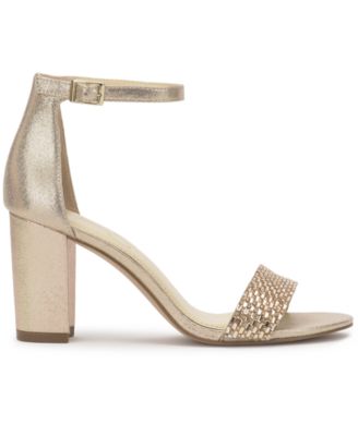 Women's Sahino Block Heel Rhinestone Dress Sandals