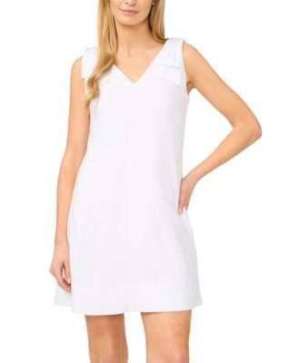 Women's V-Neck A-Line Mini Dress