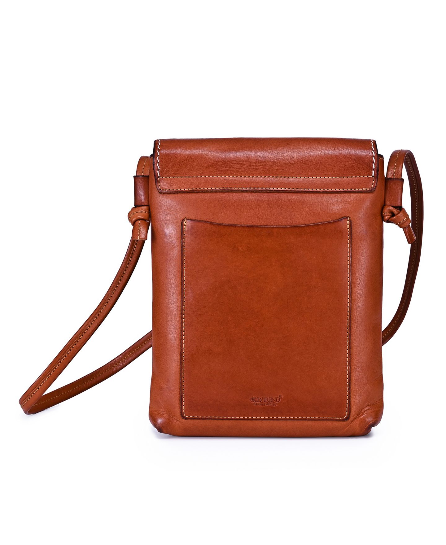 Женская сумка OLD TREND Ixia Mini Crossbody, цвет: Карамельный коричневый — фото 2