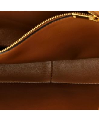 Medium Triomphe Shoulder Bag Canvas with Leather