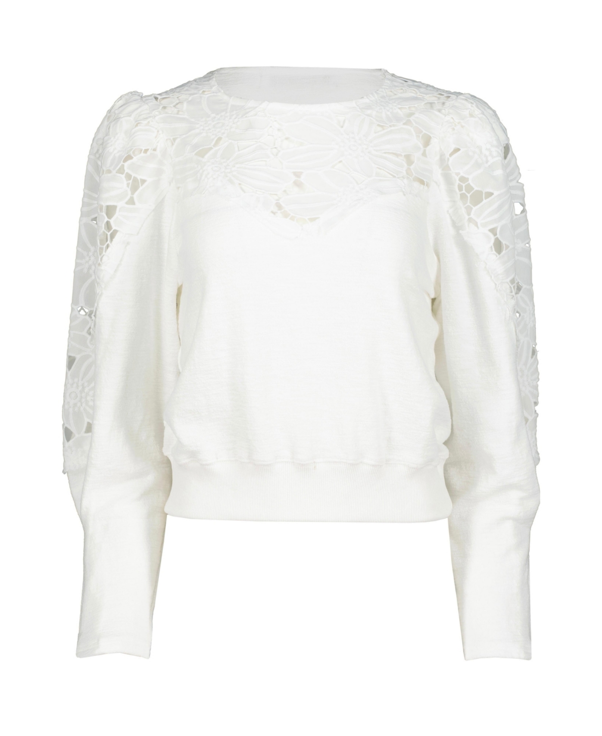 Bishop + Young Women's Flora Texture Pullover